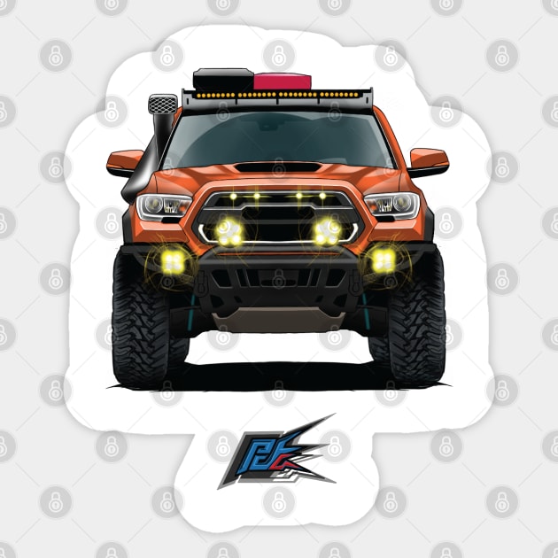 toyota tacoma Sticker by naquash